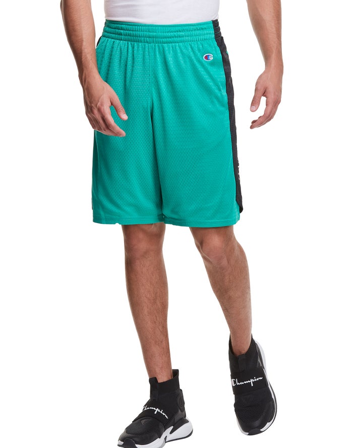 Champion Mesh Basketball - Miesten Turkoosi Shortsit - Suomi 0126457-LE